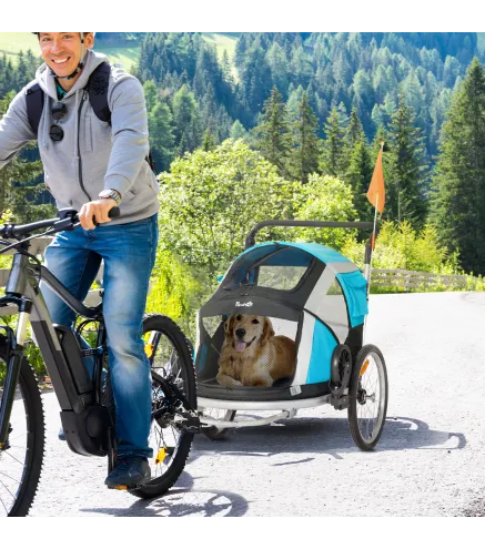 Remolque de Bicicleta para Perros