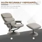 Sillón Reclinable Otomano