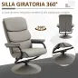 Sillón Reclinable Otomano