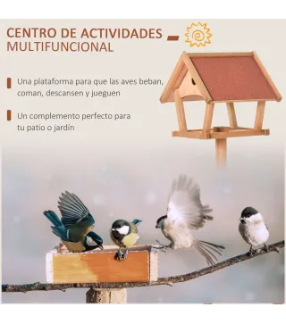 Comedero para Pájaros de Pie