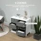 Cómoda Cajonera de Tela