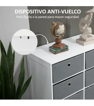 Cómoda Cajonera de Tela