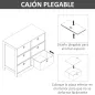 Cómoda Cajonera de Tela