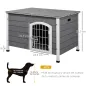 Caseta para Perros de Madera
