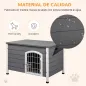 Caseta para Perros de Madera