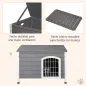 Caseta para Perros de Madera