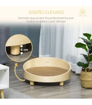 Cama de Madera para Perros