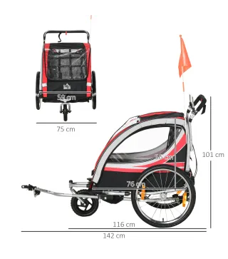 Remolque de Bicicleta para Niños