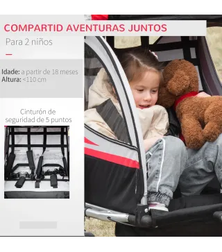 Remolque de Bicicleta para Niños