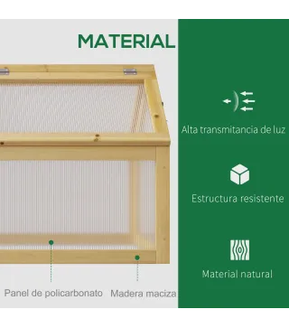 Invernadero de Madera