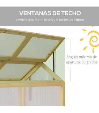 Invernadero de Madera
