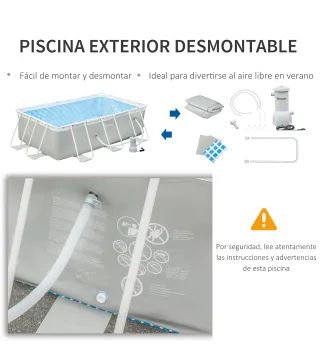 Piscina Desmontable Tubular