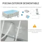 Piscina Desmontable Tubular