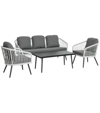 Conjunto de Muebles de Ratán