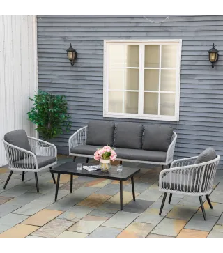 Conjunto de Muebles de Ratán