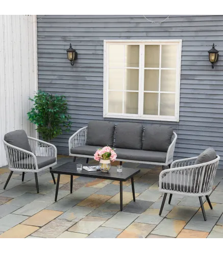 Conjunto de Muebles de Ratán