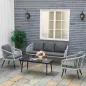 Conjunto de Muebles de Ratán