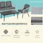 Conjunto de Muebles de Ratán