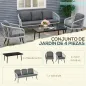 Conjunto de Muebles de Ratán
