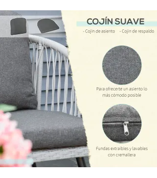 Conjunto de Muebles de Ratán