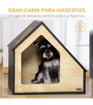 Casa de Madera para Perros
