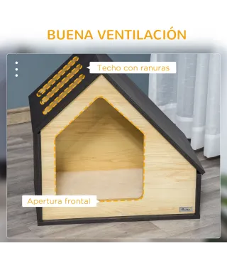Casa de Madera para Perros