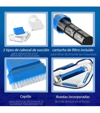 Limpiafondos para Piscina Manual