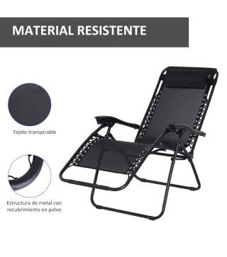 Tumbona Plegable