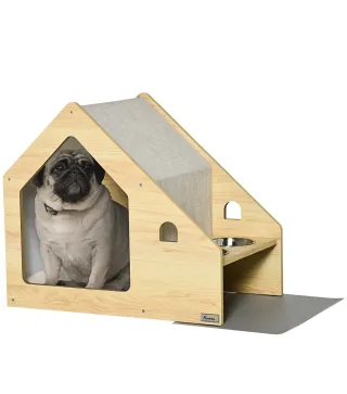 Casa para Perros de Madera