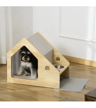 Casa para Perros de Madera