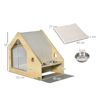 Casa para Perros de Madera