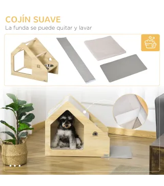 Casa para Perros de Madera