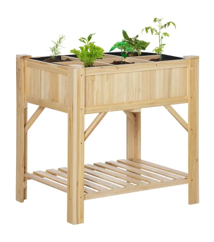 Huerto Urbano de Madera