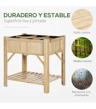 Huerto Urbano de Madera