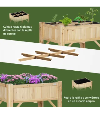 Huerto Urbano de Madera