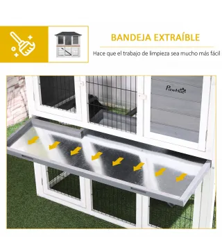 Conejera de Exterior de Madera