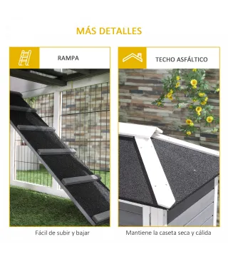 Conejera de Exterior de Madera