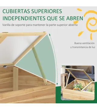 Invernadero de Madera