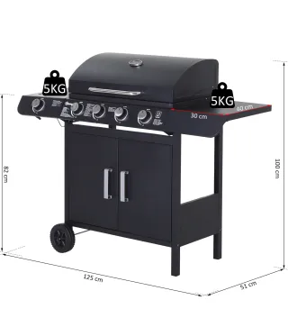 Barbacoa de Gas