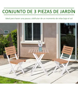 Conjunto de Terraza Plegable