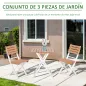 Conjunto de Terraza Plegable Conjunto de Terraza Plegable