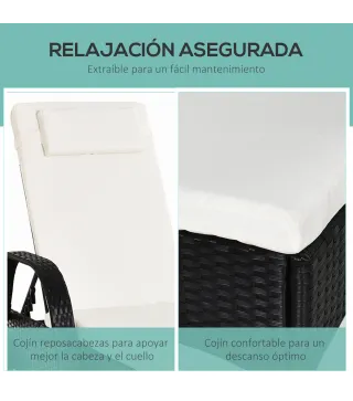 Tumbona de Ratán