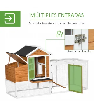 Gallinero de Madera