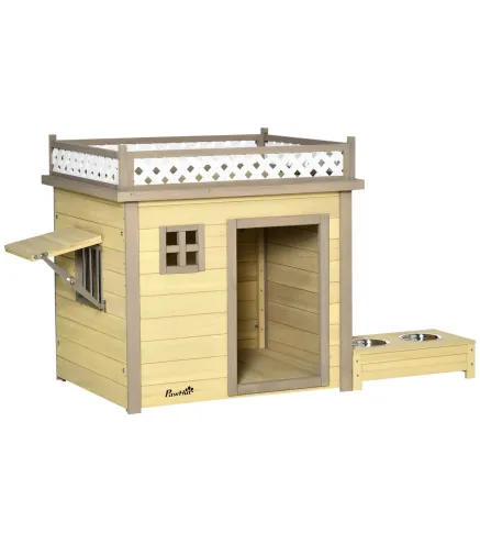 Casa para Perros de Madera