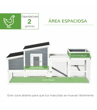 Gallinero de Madera