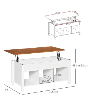 Mesa de Centro Elevable