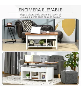 Mesa de Centro Elevable