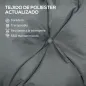 Cojín para Banco de Jardín con Respaldo, 150x98x8 cm, Colchón de Banco de 3 Plazas para Interior y Exterior con Relleno Grueso y