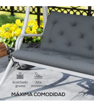 Cojín para Banco con Respaldo