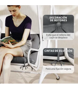 Cojín para Banco con Respaldo